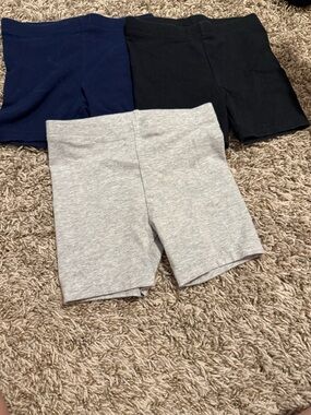 Carter's Pack of Navy, Black & Light Gray Bike Shorts